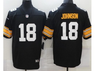 Pittsburgh Steelers #18 Diontae Johnson New Style Limited Football Jersey Black