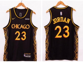 Nike Chicago Bulls #23 Michael Jordan 2021 City Jersey Black