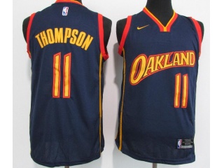 Nike Golden State Warriors #11 Klay Thompson 2020-21 City Jersey Blue
