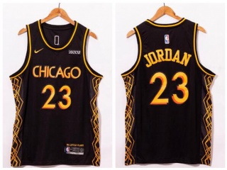 Nike Chicago Bulls #23 Michael Jordan 2021 Jersey Black