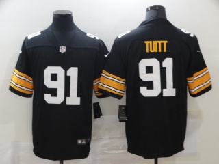 Pittsburgh Steelers #91 Stephon Tuitt New Style Limited Jersey Black