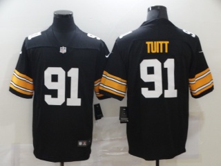 Pittsburgh Steelers #91 Stephon Tuitt New Style Limited Jersey Black 