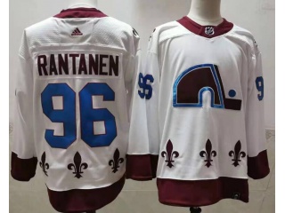 Adidas Colorado Avalanche #96 Mikko Rantanen Retro Jersey White