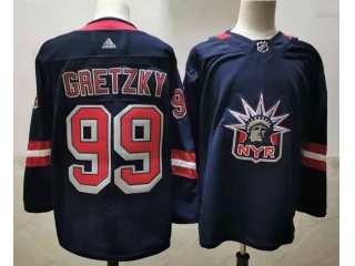 Adidas New York Rangers #99 Wayne Gretzky 2020/21 Special Edition Breakaway Jersey Navy Blue