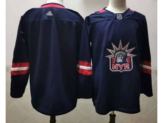 Adidas New York Rangers Blank 2020/21 Special Edition Breakaway Jersey Navy Blue