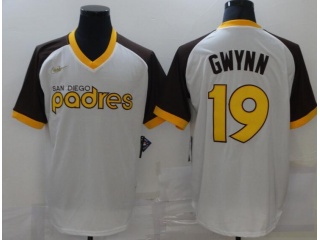 Nike San Diego Padres #19 Tony Gwynn Pullover Flexbase Jersey White