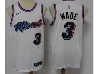 Miami Heat #3 Dwyane Wade 2020-21 City Jersey White