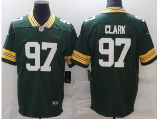Green Bay Packers #97 Kenny Clark Vapor Limited Jersey Green