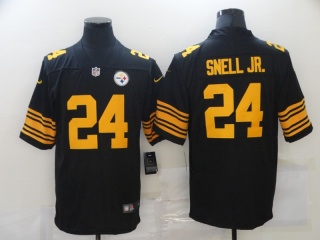 Pittsburgh Steelers #24 Benny Snell Jr. Color Rush Limited Jersey Black
