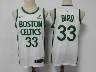 Boston Celtics #33 Larry Bird 2020-21 City Jersey White