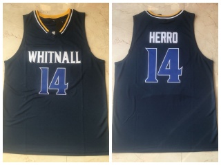 #14 Tyler Herro Whitnall High School Jersey Navy Blue