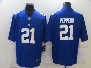 New York Giants #21 Jabrill Peppers Vapor Limited Jersey Blue