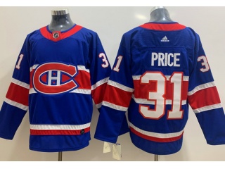 Adidas Montreal Canadiens #31 Carey Price Retro Jersey Blue