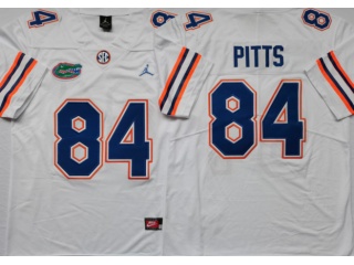Florida Gators #84 Kyle Pitts Limited Jersey White