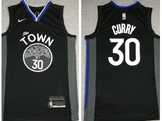 Golden State Warriors #30 Stephen Curry Basketball Jersey Black