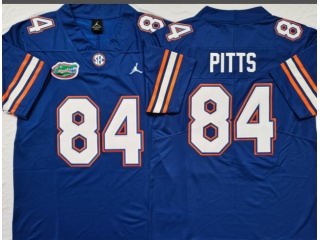 Florida Gators #84 Kyle Pitts Limited Jersey Blue 