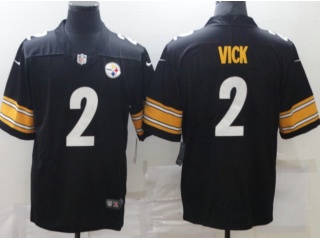 Pittsburgh Steelers #2 Mike Vick Limited Football Jersey Black