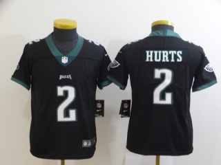 Youth Philadelphia Eagles #2 Jalen Hurts Limited Jersey Black