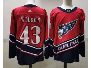 Adidas Washington Capitals #43 Tom Wilson Retro Jersey Red