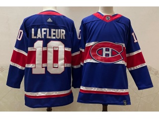 Adidas Montreal Canadiens #10 Guy Lafleur Retro Jersey Blue