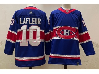 Adidas Montreal Canadiens #10 Guy Lafleur Retro Jersey Blue 