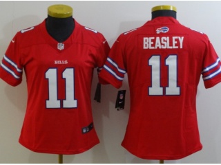 Woman Buffalo Bills #11 Cole Beasley Limited Jersey Red 