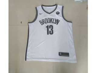 Nike Brooklyn Nets #13 James Harden Jersey White