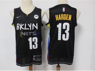 Nike Brooklyn Nets #13 James Harden 2021 Black City Jersey