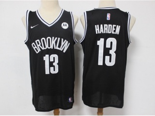 Nike Brooklyn Nets #13 James Harden Jersey Black