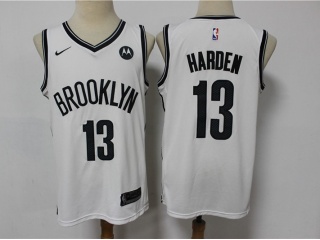 Nike Brooklyn Nets #13 James Harden Jersey White