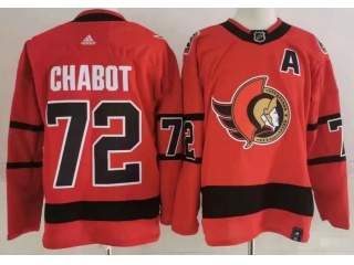 Adidas Ottawa Senators #72 Thomas Chabot Retro Jersey Red