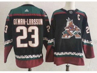 Adidas Phoenix Coyotes #23 Ekman-Larsson Retro Jersey Black