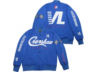 Crenshaw Tutorial Nipsey Hussle Satin Jacket Blue