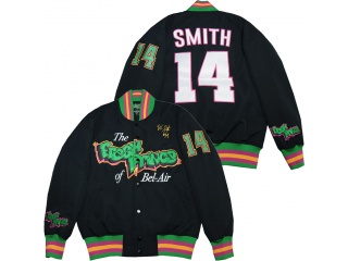 Will Smith 14 The Fresh Prince of Bel Air Satin Jacket Black