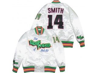 Will Smith 14 The Fresh Prince of Bel Air Satin Jacket White