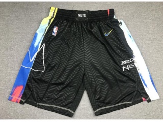 Brooklyn Nets 2021 City Shorts Black