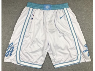 Los Angeles Lakers 2021 City Shorts White 