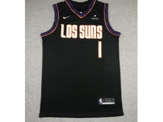 Phoenix Suns #1 Devin Booker Jersey Black