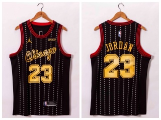 Nike Chicago Bulls #23 Michael Jordan 2021 Jersey Black
