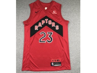 Toronto Raptors #23 Fred Vanvleet 2021 Jersey Red