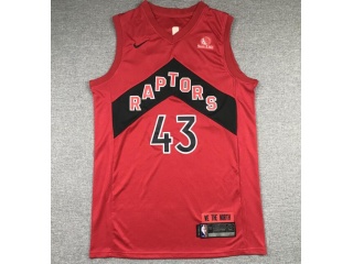 Toronto Raptors #43 Pascal Siakam 2021 Jersey Red