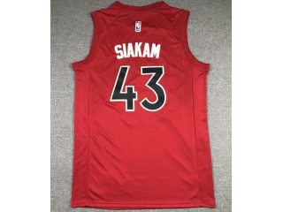 Toronto Raptors #43 Pascal Siakam 2021 Jersey Red