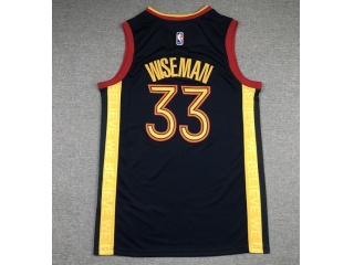 Golden State Warriors #33 James Wiseman 2021 City Jersey Blue