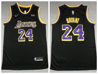 Nike Los Angeles Lakers #24 Kobe Bryant 2021 Earned Jersey Black