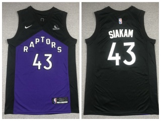 Toronto Raptors #43 Pascal Siakam 2021 Earned Jersey Purple/Black