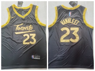 Toronto Raptors #23 Fred Vanvleet 2021 City Jersey Black