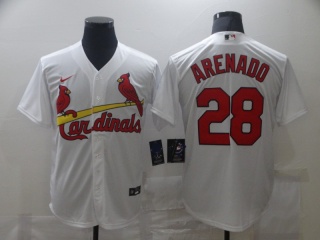 Nike St. Louis Cardinals #28 Nolan Arenado Cool Base Jersey White