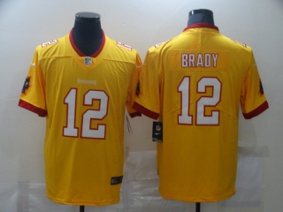 Tampa Bay Buccaneers #12 Tom Brady Limited Jersey Yellow