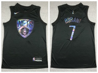 Nike Brooklyn Nets #7 Kevin Durant 2021 HWC Jersey Iridescent Black
