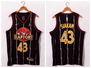 Toronto Raptors #43 Pascal Siakam 2021 Jersey Black